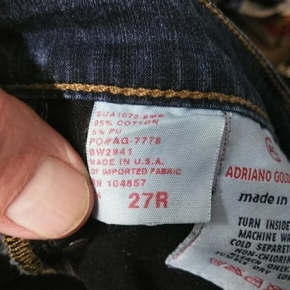 AG Adriano Goldschmied 27R The Club Flare Jeans 30 x 34 - Picture 7 of 8